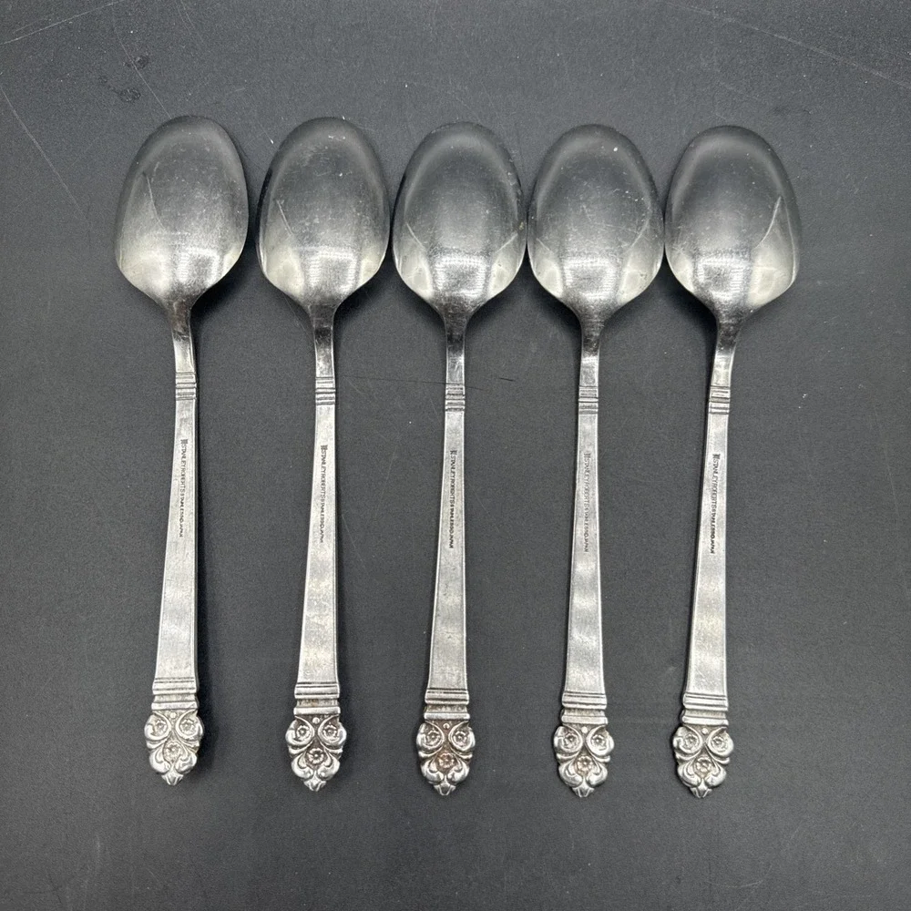 Set of 5 Vintage Stanley Roberts HIGHMONT Tablespoons Japan Stainless Flatware
